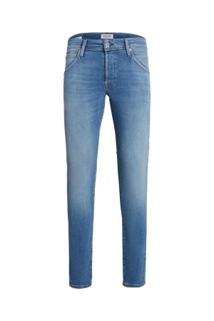 Jack & Jones Jack & Jones jjiglenn jjfox jos 047 50sps noos Slim fit blue denim