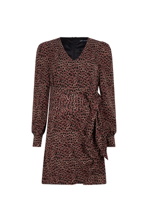 Lofty Manner Lofty Manner mx22 dress tjara Jurken 105 leopard print