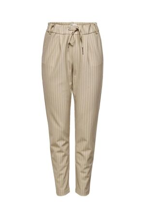 Only Only onlpoptrash easy rush stripe pnt noos 15176615 Broek humus w. cloud dancer